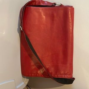 Red Leather Briefcase